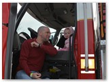 Dad in fire truck